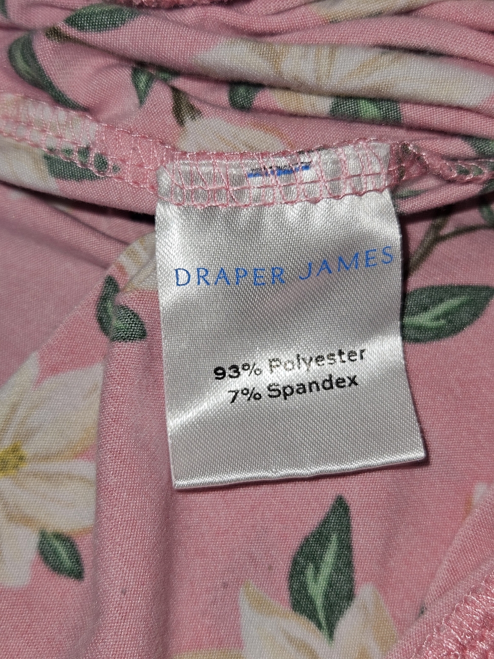 Draper James (EUC) Pink Magnolia Print Sleep Set 3X - Picture 6 of 8